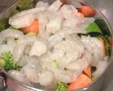 エビと青梗菜＆ブロッコリーのアヒージョ作り方3写真
