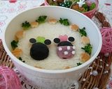 ひな祭り弁✿ミッキー＆ミニーのお雛様✿作り方7写真