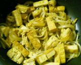 厚揚げin！♪もやしニラ炒めカレー風味♪作り方3写真
