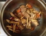 やみつき♡鶏もも肉とゴボウのお酢煮作り方3写真