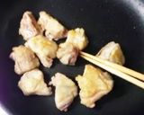 ☆鶏もも肉の焦がし照り焼きシソ添え作り方6写真