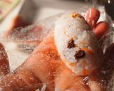 お雛様！カリフォルニア風生ハム寿司作り方3写真
