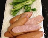 朝から簡単♬ウインナー甘辛生姜風味作り方1写真