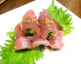 わけぎのお刺身巻き作り方8写真