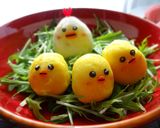ジャガイモアート♪ポテトサラダ♪ひよこ編作り方9写真