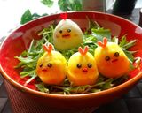 ジャガイモアート♪ポテトサラダ♪ひよこ編作り方10写真