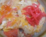 新玉葱とカニカマの玉子丼ぶり作り方13写真