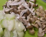 簡単♪きのこと鶏肉のグラタン作り方1写真