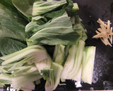 スピード副菜！チンゲン菜と卵の生姜炒め作り方1写真