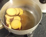 ドレッシングで✿薩摩芋とがんもの煮物作り方5写真