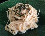 ノンフライパン！明太子パスタ作り方3写真