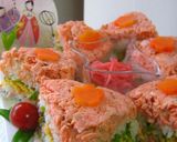 お祝いに♬身近な材料で☆お花の押し寿司☆作り方30写真