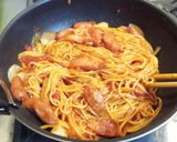 中華鍋ひとつで簡単おいしいナポリタン作り方6写真