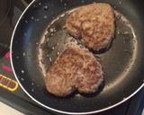 ハートのチーズハンバーグ ♡作り方6写真