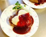 ハートのチーズハンバーグ ♡作り方8写真