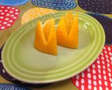 お弁当に^ ^食べやす〜いオレンジうさぎ作り方4写真