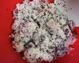 絶品！たぬきおにぎりをゆかりと天かすで作り方3写真