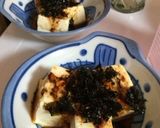 簡単★食べるラー油冷奴・韓国のり乗せ♫作り方2写真