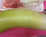 お餅入り(._.)豚大根煮作り方1写真