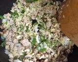 簡単ヘルシー煎りたま豆腐丼作り方3写真