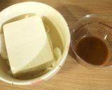 簡単おつまみ☆豆腐のポン酢わさび和え作り方1写真