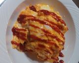 白菜消費ふわふわチーズオムライス作り方3写真