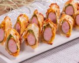 簡単時短deあと一品！ウインナーしそ餃子作り方18写真