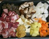 圧力鍋で簡単☆豚バラブロックの煮物★作り方1写真