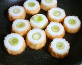 くにしゃんの竹輪の長ネギ詰め♪作り方3写真