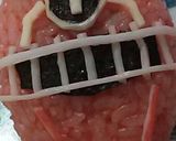 キャラ弁トッキュウジャー トッキュウ１号作り方4写真