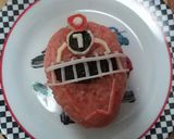 キャラ弁トッキュウジャー トッキュウ１号作り方10写真