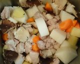 夕食★圧力鍋で簡単♪豚バラブロックの煮物作り方2写真