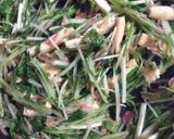 もう1品！！水菜と干しエビのさっと炒め作り方2写真