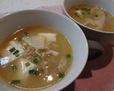 プチッと♫鶏ワンタン豆腐スープ♡作り方4写真