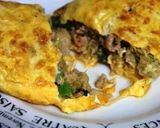 中華風餃子オムレツ作り方5写真