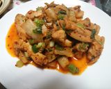 簡単～むね肉で鶏キムチ作り方3写真