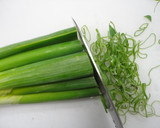 エノキ茸入りネギの青い部分と海苔のナムル作り方1写真
