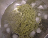 とろろ冷たい抹茶蕎麦作り方2写真