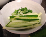とろろ冷たい抹茶蕎麦作り方3写真