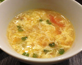蒸し鶏と卵トマトスープを一緒に♫作り方5写真