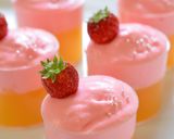桃の節句✿フルーツゼリーの桃色ムース♡作り方11写真