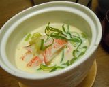 シンプル茶碗蒸し・カニ味噌のっけ♪作り方6写真