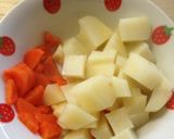 デミグラスソースの素で肉煮込み作り方2写真