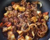 デミグラスソースの素で肉煮込み作り方6写真
