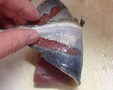 アジフライ用 きれいなあじの開き方作り方8写真