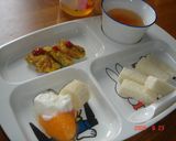 本日の離乳食・後期作り方2写真