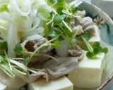 柔らか豚しゃぶ豆腐にのっけちゃいました！作り方7写真