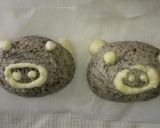 HMでデコ☆黒ゴマの黒豚まん(肉まん)★作り方10写真
