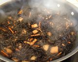 普通のお惣菜・長ひじきとさつま揚げの煮物作り方3写真