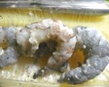 プチっと鍋で海老レタス汁そば☆ミ作り方1写真